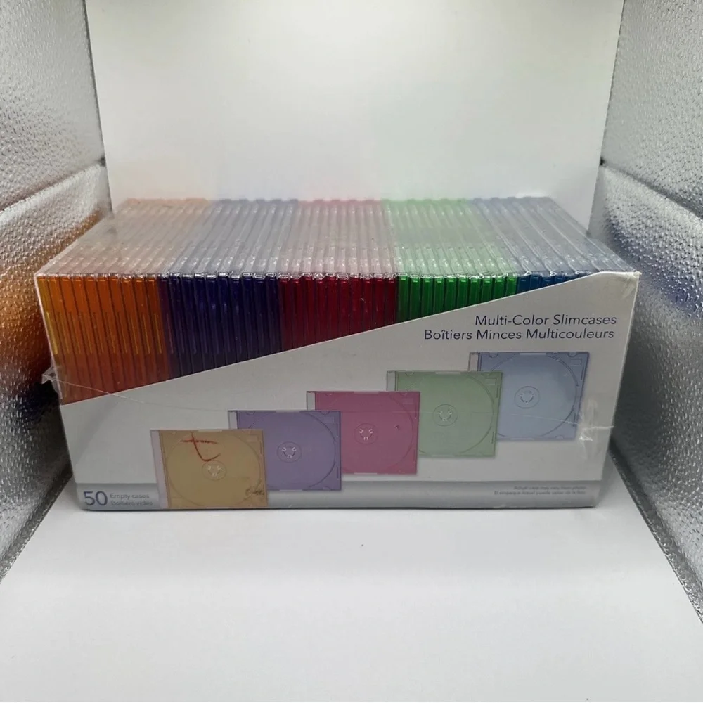 Multi-Color Slim CD Cases